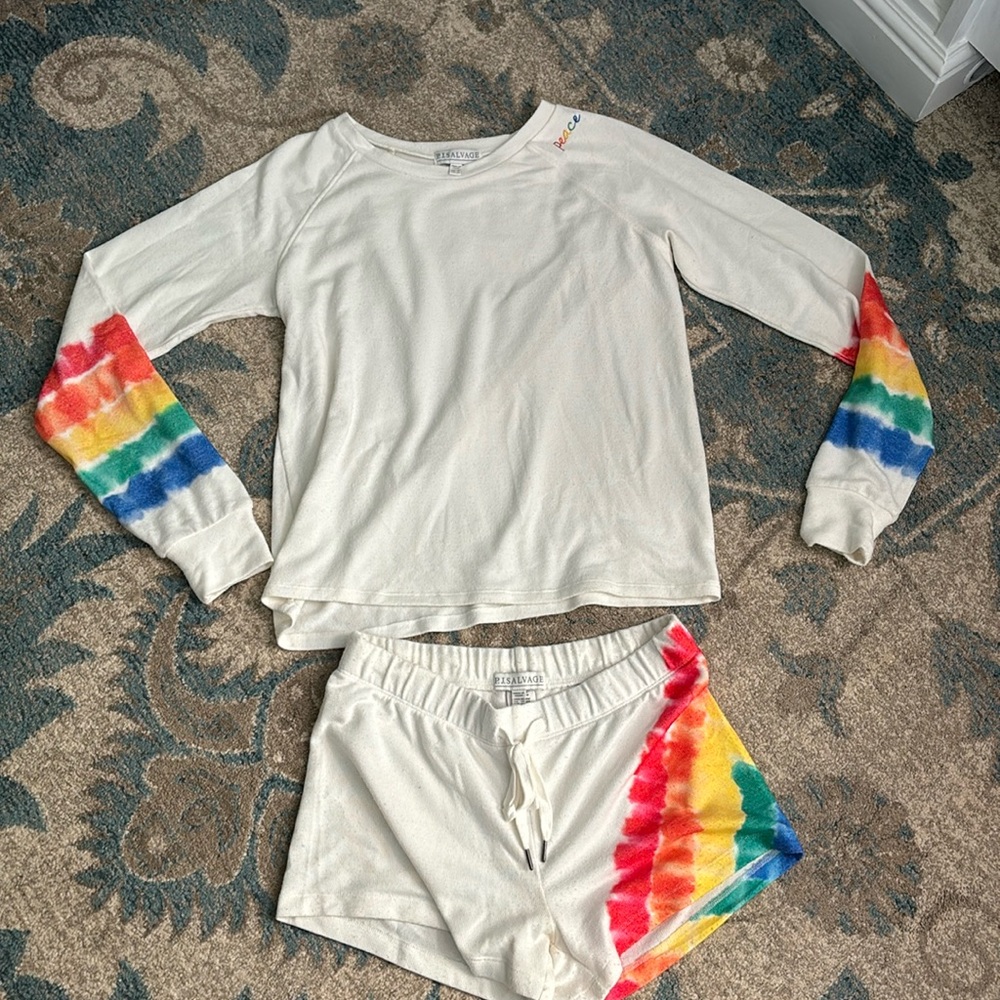 PJ Salvage shirts set size xsmall